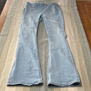 We The Free Light Blue  Pull On Wide Leg Jeans Size 29
